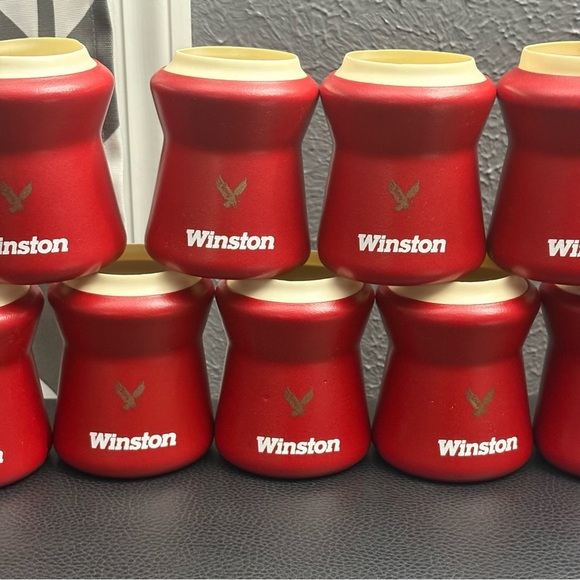 Vintage Winston Koozi drink holders 80/90s lot of 13 - Picture 2 of 7
